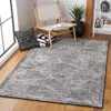 Safavieh Metro Hand Made Area Rug, Black / Ivory Solid / Tonal Style Non-shedding In Gray