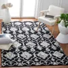 Safavieh Metro Hand Made Area Rug, Black / Ivory Traditional Style Non-shedding In Black