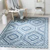 Safavieh Metro Hand Made Area Rug, Blue / Ivory Bohemian Style Non-shedding In Blue