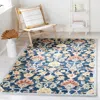 Safavieh Metro Hand Made Area Rug, Blue / Orange Traditional Style Non-shedding
