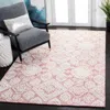 Safavieh Metro Hand Made Area Rug, Dark Pink / Ivory Bohemian Style Non-shedding In Pink
