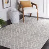 Safavieh Metro Hand Made Area Rug, Grey / Ivory Contemporary Style Non-shedding