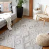 Safavieh Metro Hand Made Area Rug, Grey / Light Brown Contemporary Style Non-shedding In Neutral