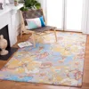 Safavieh Metro Hand Made Area Rug, Grey / Yellow Country Floral Style Non-shedding In Multi