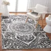 Safavieh Metro Hand Made Area Rug, Ivory / Black Traditional Style Non-shedding In Black