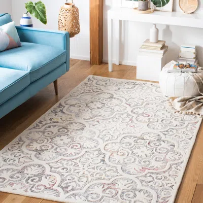 Safavieh Metro Hand Made Area Rug, Red / Ivory Traditional Style Non-shedding In Neutral