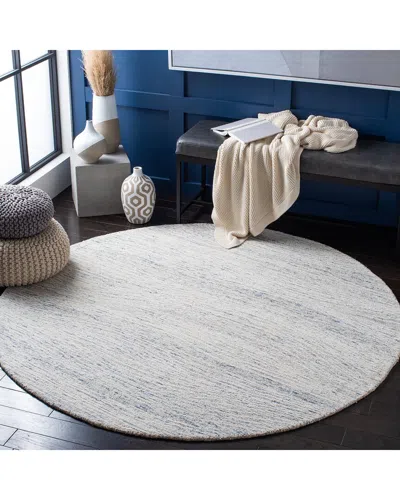 Safavieh Metro Indian Wool & Cotton Rug In Gray