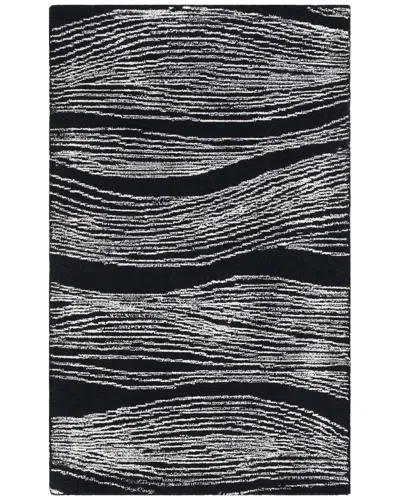 Safavieh Metro Indian Wool & Cotton Rug In Black