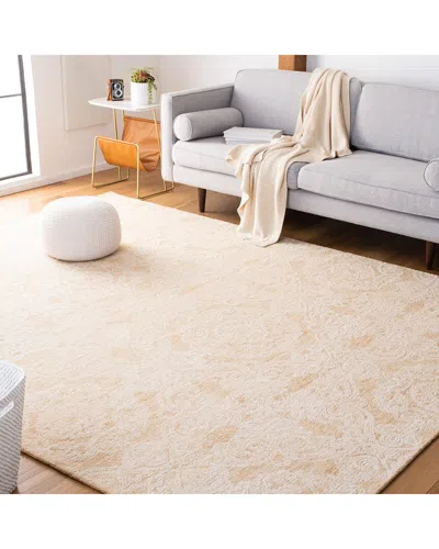 Safavieh Metro Indian Wool & Cotton Rug In Gold