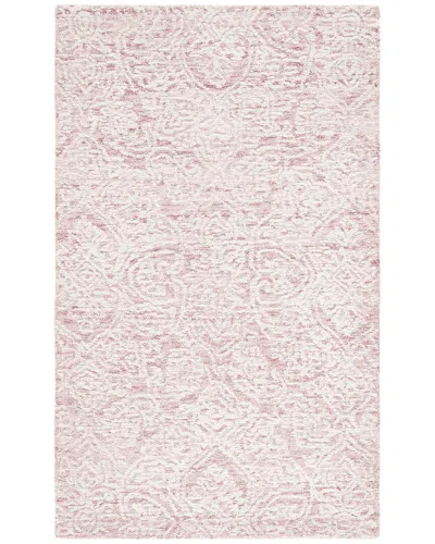 Safavieh Metro Indian Wool & Cotton Rug In Pink