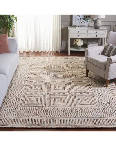 Safavieh Metro Wool & Cotton Rug In Brown