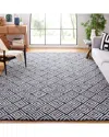 Safavieh Metro Wool & Cotton Rug In Black