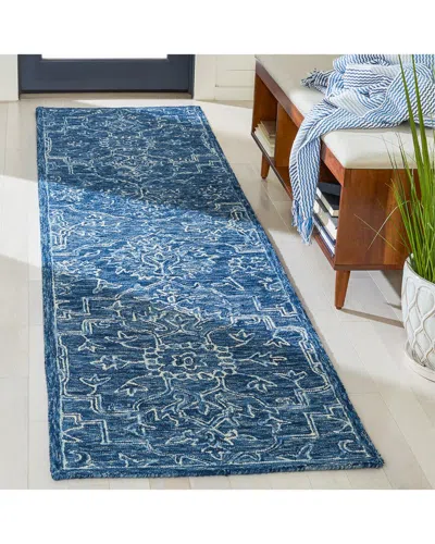 Safavieh Metro Wool & Cotton Rug In Blue