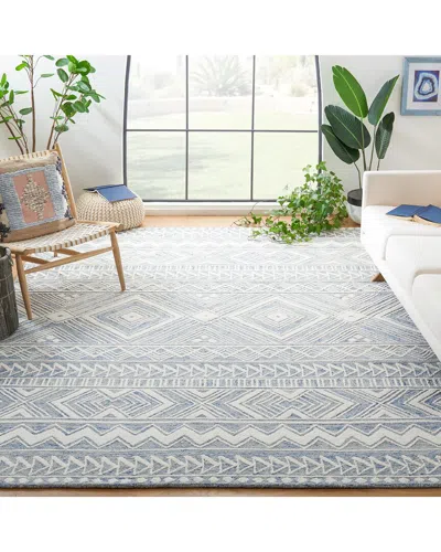 Safavieh Metro Wool & Cotton Rug In Blue