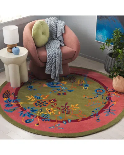 Safavieh Metro Wool & Cotton Rug In Green