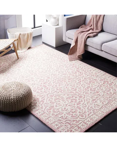 Safavieh Metro Wool & Cotton Rug In Pink