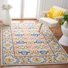 Safavieh Micro-loop Hand Made Area Rug, Beige / Blue Traditional Style Non-shedding In Multi