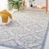 Safavieh Micro-loop Hand Made Area Rug, Blue Traditional Style Non-shedding In Blue