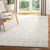 Safavieh Micro-loop Hand Made Area Rug, Dark Grey / Ivory Bohemian Style Non-shedding In Neutral
