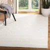 Safavieh Micro-loop Hand Made Area Rug, Grey / Ivory Bohemian Style Non-shedding In Neutral