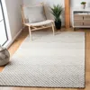 Safavieh Micro-loop Hand Made Area Rug, Grey / Ivory Contemporary Style Non-shedding In Gray