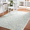 Safavieh Micro-loop Hand Made Area Rug, Grey / Ivory Transitional Style Non-shedding In White