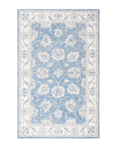 Safavieh Micro-loop Hand-tufted Rug In Blue