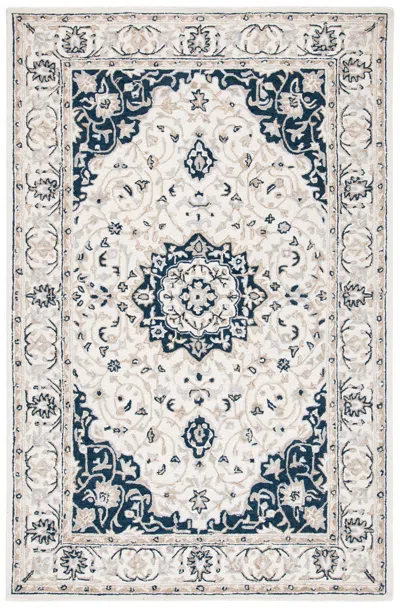 Safavieh Micro-loop Handmade Rug In Neutral