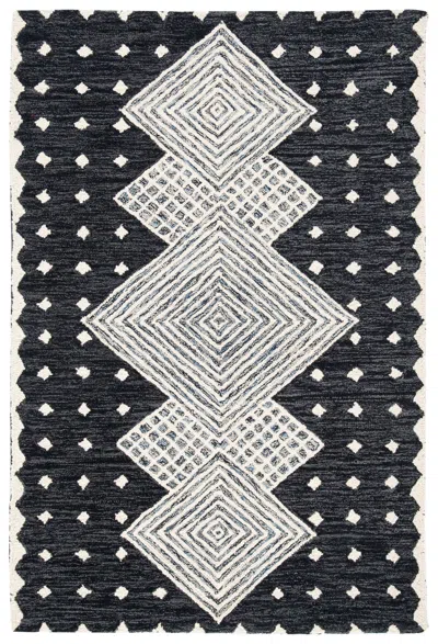 Safavieh Micro-loop Handmade Rug In Black