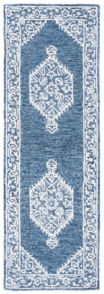 Safavieh Micro-loop Handmade Rug In Blue