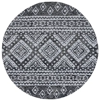 Safavieh Micro-loop Handmade Rug In Gray