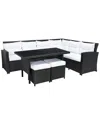 Safavieh Miki 6pc Corner Set In Black