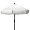 Safavieh Milan 11 Ft Crank Umbrella In White
