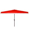 Safavieh Milan 6.5x10 Rect Umbrella In Red
