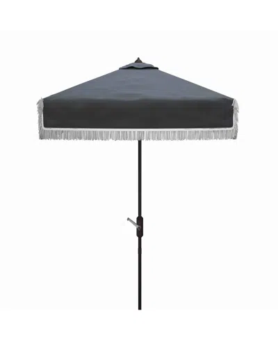 Safavieh Milan 7.5' Square Umbrella In Multi