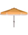 Safavieh Milan Fringe 11ft Umbrella In Yellow