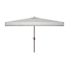 Safavieh Milan Fringe Patio Collection Patio Umbrella In White