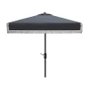 Safavieh Milan Outdoor Patio Umbrella In Blue