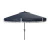 Safavieh Milan Patio Collection Patio Umbrella In Blue