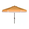 Safavieh Milan Patio Collection Patio Umbrella In Orange