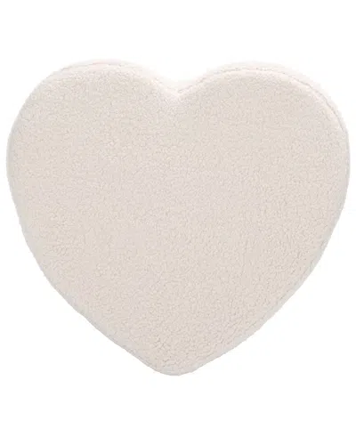 Safavieh Milena Heart-shaped Ottoman In Neutral