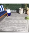 Safavieh Milos Peblora Power-loomed Indoor/outdoor Rug In Gray