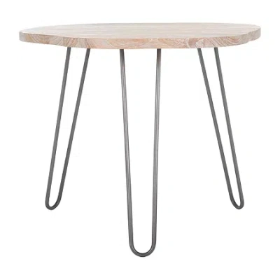Safavieh Mindy Collection Wood-top Dining Table In Gray
