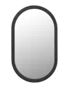 Safavieh Minna 17.72in Mirror In Black