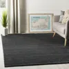 Safavieh Mirage Hand Made Area Rug, Anthracite Solid / Tonal Style Non-shedding In Gray