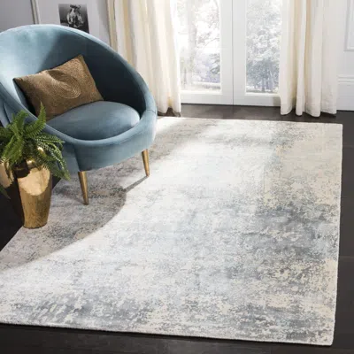 Safavieh Mirage Hand Made Area Rug, Aqua Contemporary Style Non-shedding In Blue