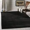 Safavieh Mirage Hand Made Area Rug, Black Solid / Tonal Style Non-shedding In Black