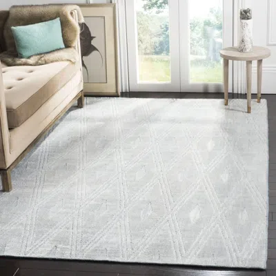 Safavieh Mirage Hand Made Area Rug, Blue Contemporary Style Non-shedding In Neutral