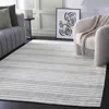 Safavieh Mirage Hand Made Area Rug, Blue Contemporary Style Non-shedding In Gray