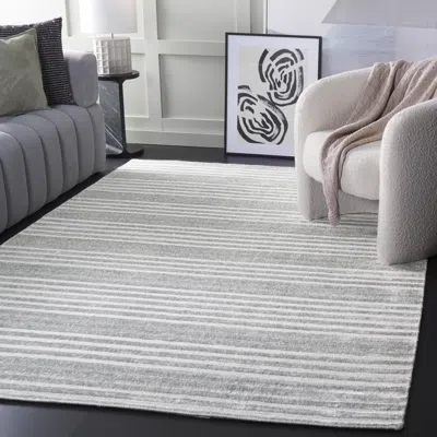 Safavieh Mirage Hand Made Area Rug, Blue Contemporary Style Non-shedding In Gray